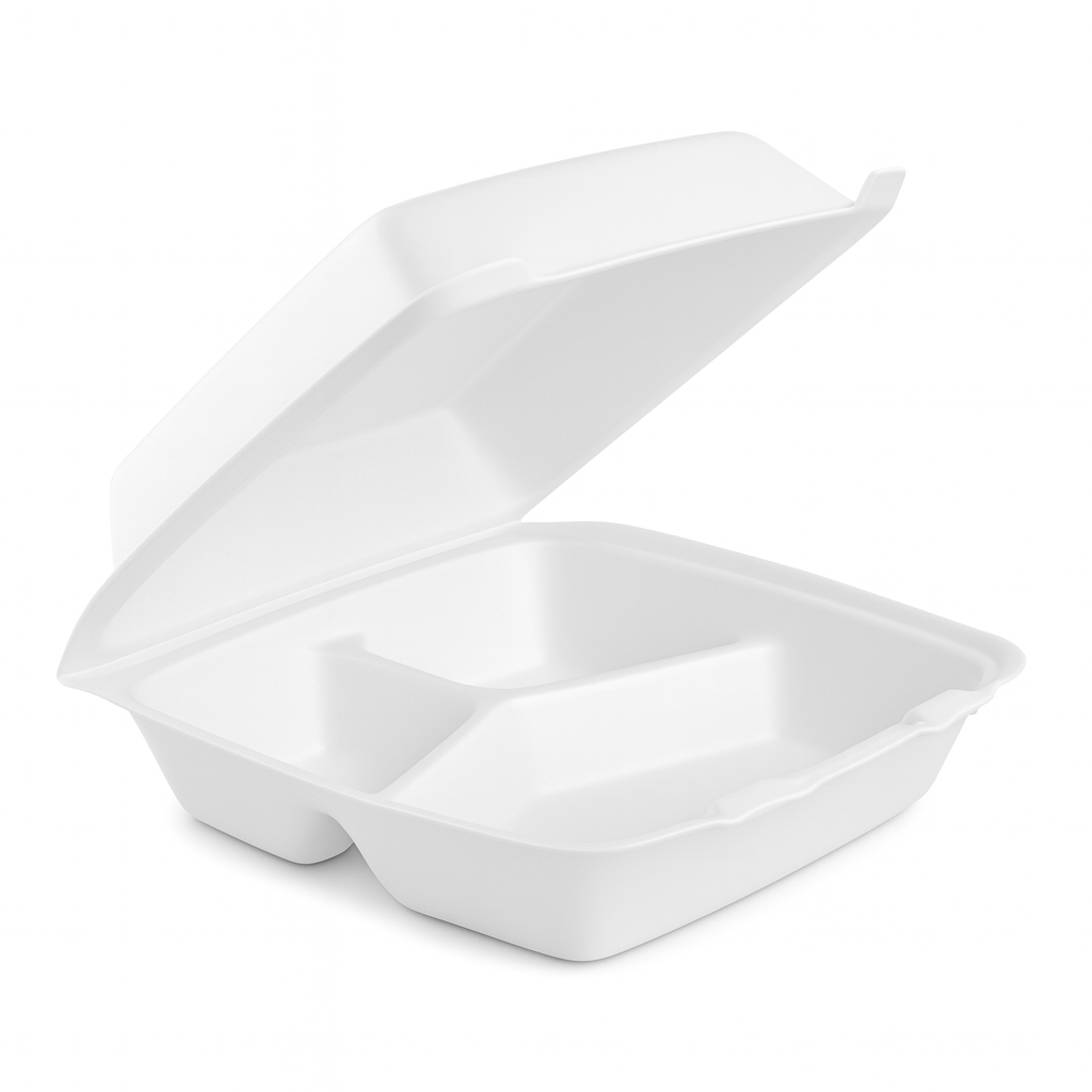 Foam Containers 8x8x3