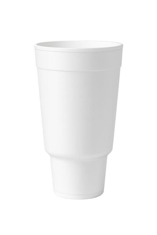 44oz WHITE FOAM CAR CUP